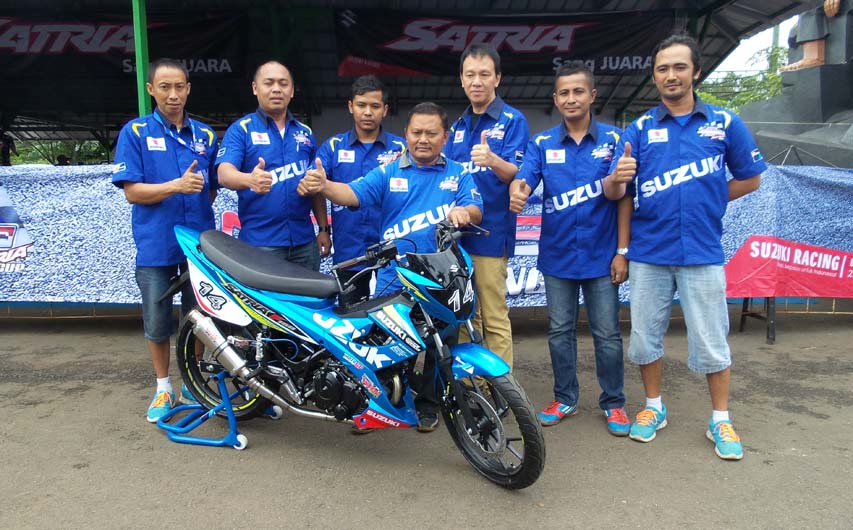 pakai racing motor knalpot injeksi satria fu150 Suzuki Challenge TAGS modifikasi Indonesia sic 2015