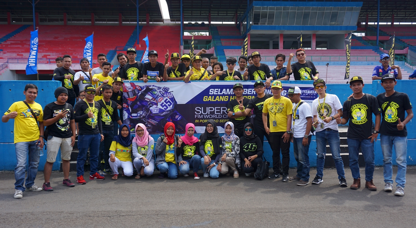 Fans Club Valentino Rossi Indonesia Dukung Galang Hendra Di WSSP