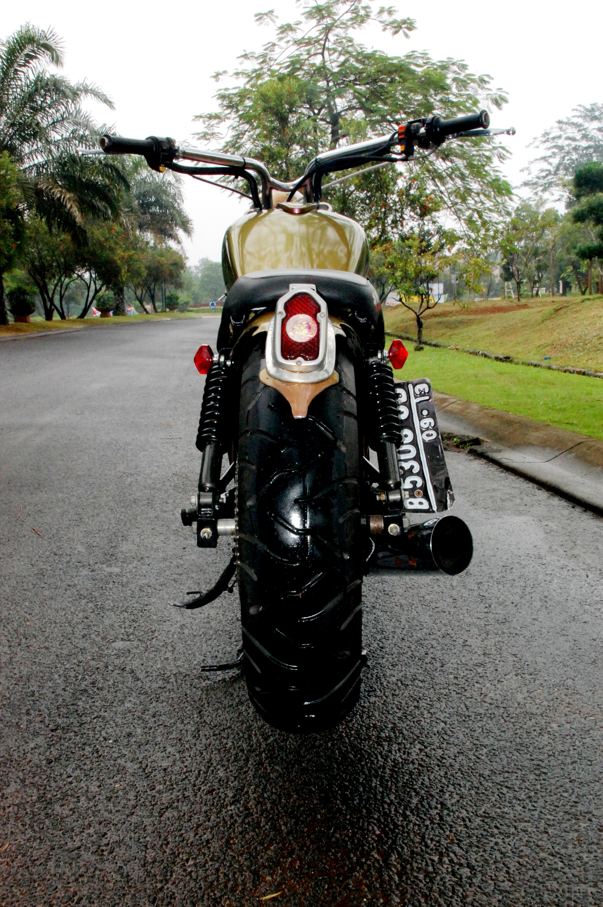 Koleksi Modif Honda Tiger Jadi Harley Terupdate Botol Modifikasi