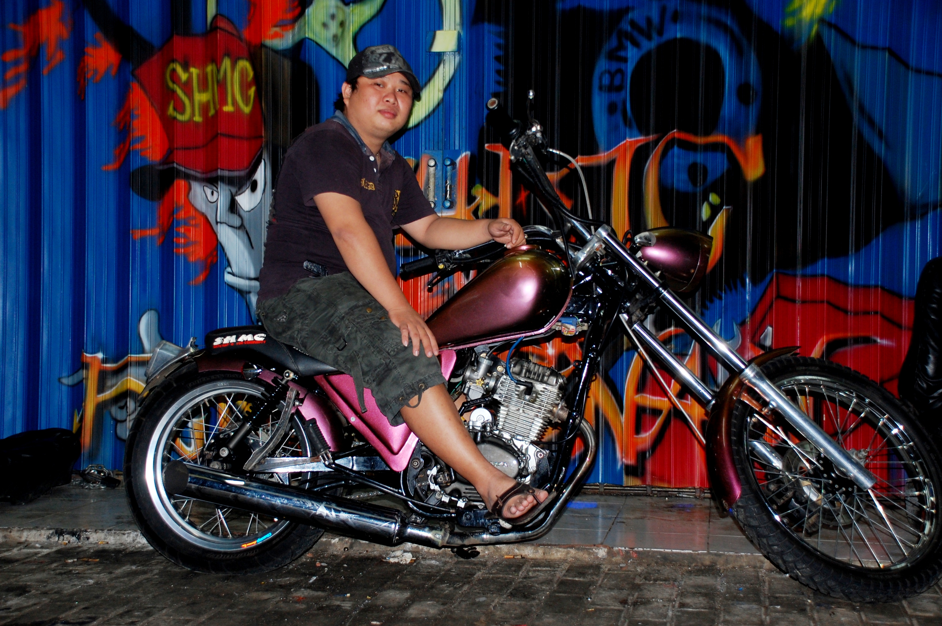 Download Kumpulan Modifikasi Motor Tiger Menjadi Harley Terbaru