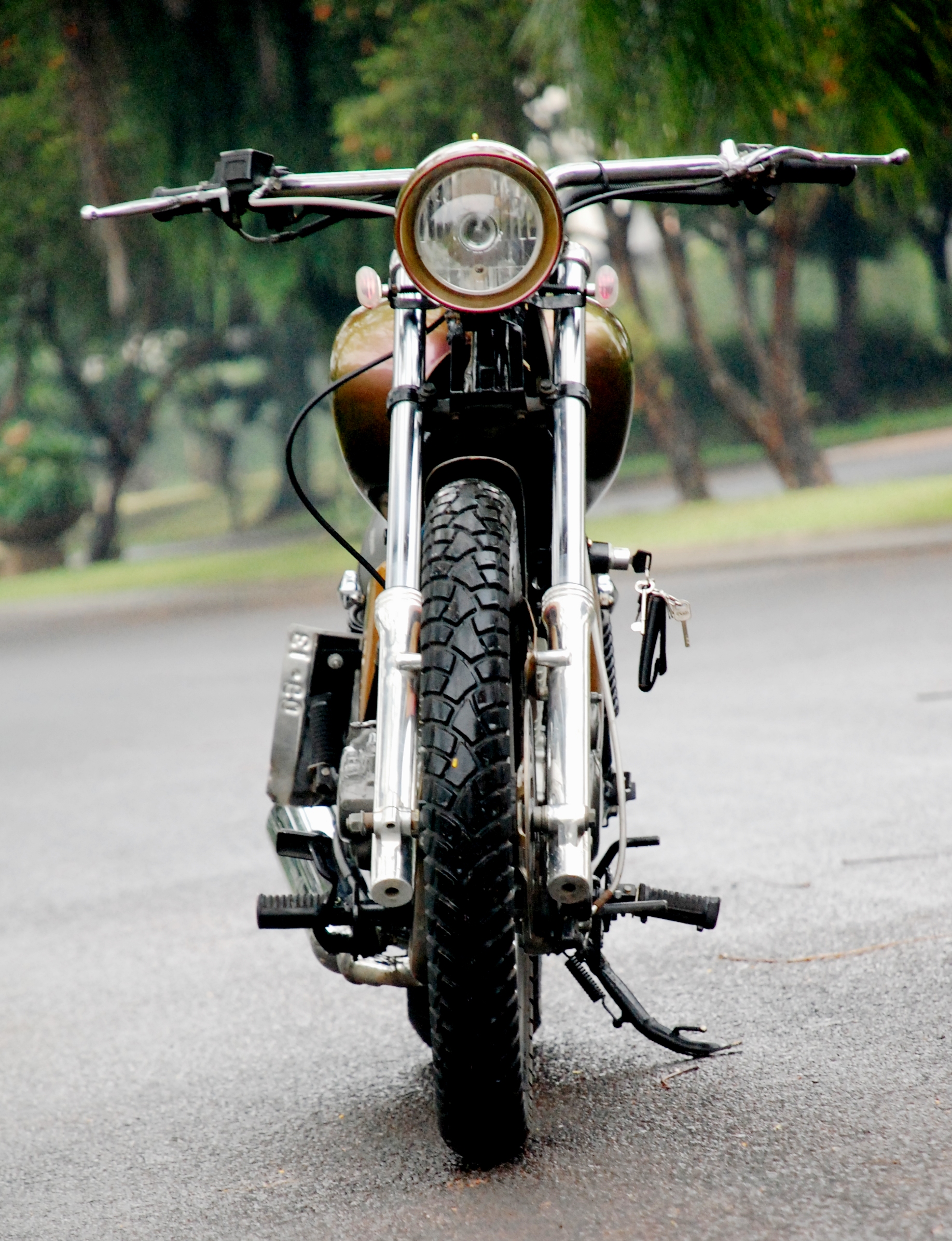 Biaya Modif Honda Tiger Jadi Harley Terkeren Motor Cross