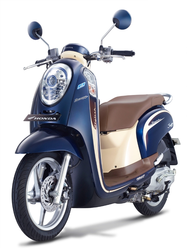 AHM Poles Scoopy  FI Si Biru  Yang Sporty dan Stylish 