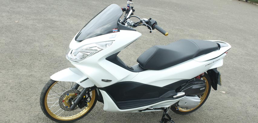  Modifikasi  Honda New PCX  150 2014 Anti Mainstream 