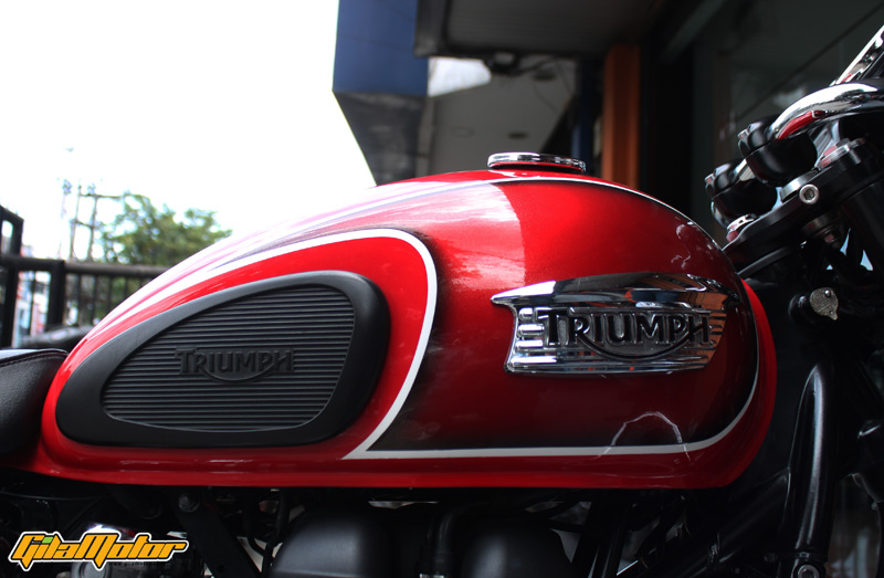 Modifikasi Triumph Bonneville T100, Inspirasinya Roland 