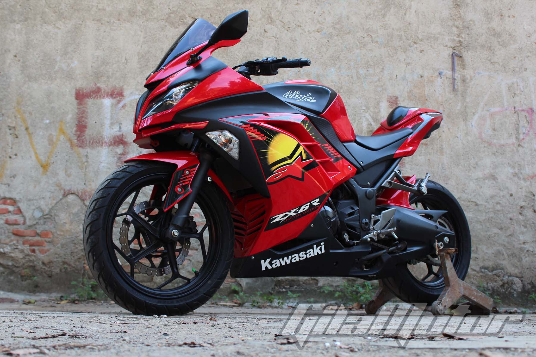 Kawasaki Ninja 250 Fi Tangerang Modifikasi Ringan Ala Bos Body Kit Gilamotor