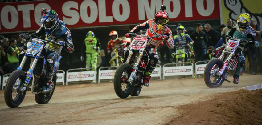 Marc Marquez menjuarai Superprestigio Dirt Track