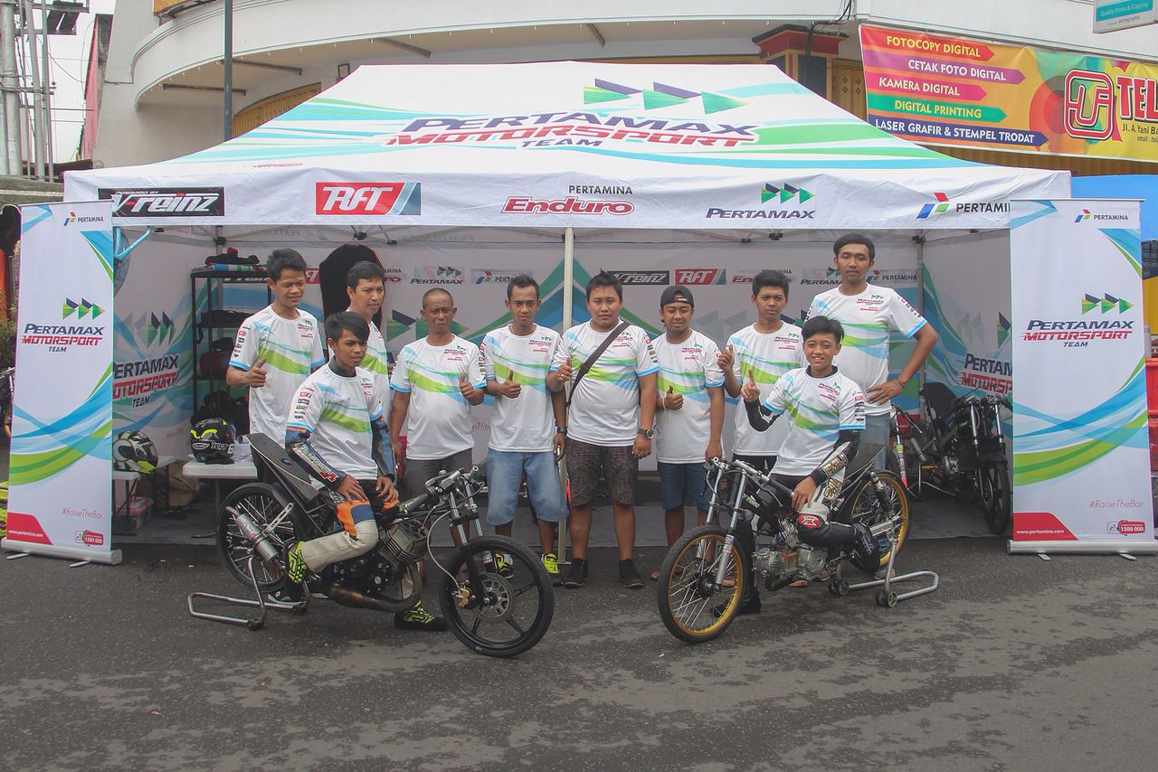 Dragster Anyar Pertamax Motorsport Drag Bike Team Borong Podium