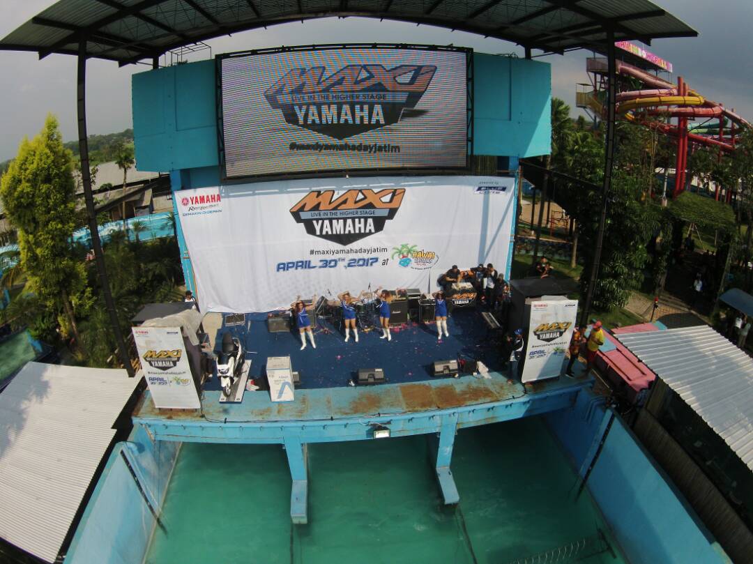 #MAXIYAMAHADAY di pusat acara di Hawai Waterpark Malang Jawa Timur (4)