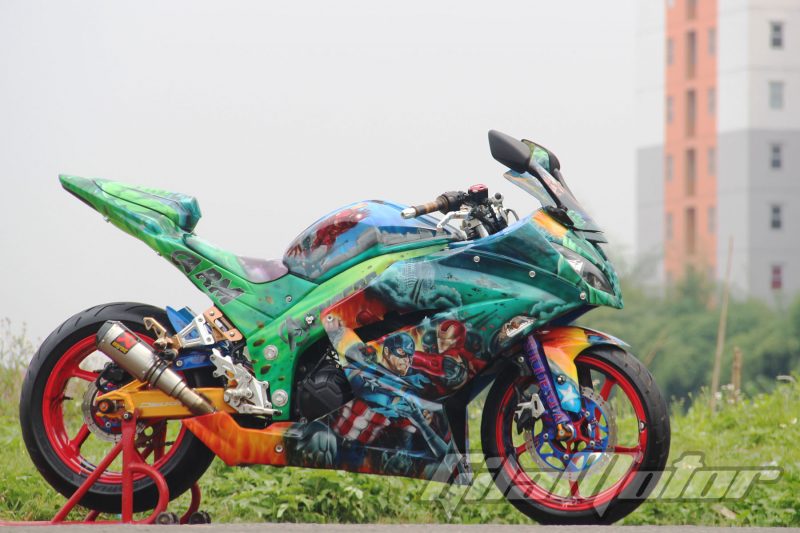 Modifikasi Kawasaki Ninja 250 Fi Medan Perang Tokoh 