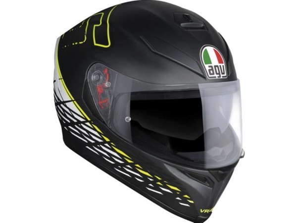 Daftar Harga Helm AGV Rossi - K-5 S E2205 TOP - THORN 46 MATT BLACK/WHITE/YELLOW - 449.95 €
