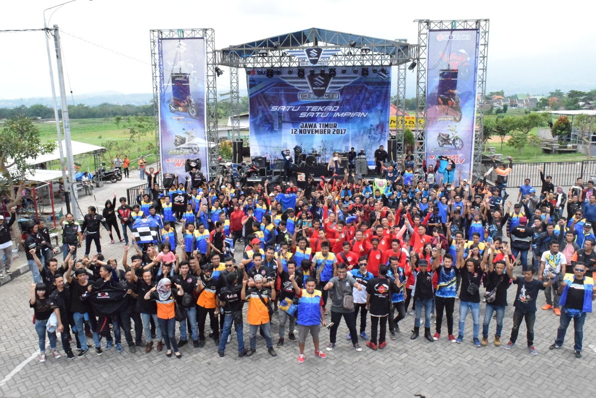 Ribuan Bikers Suzuki Tumpah Ruah Di Suzuki Bike Meet Malang