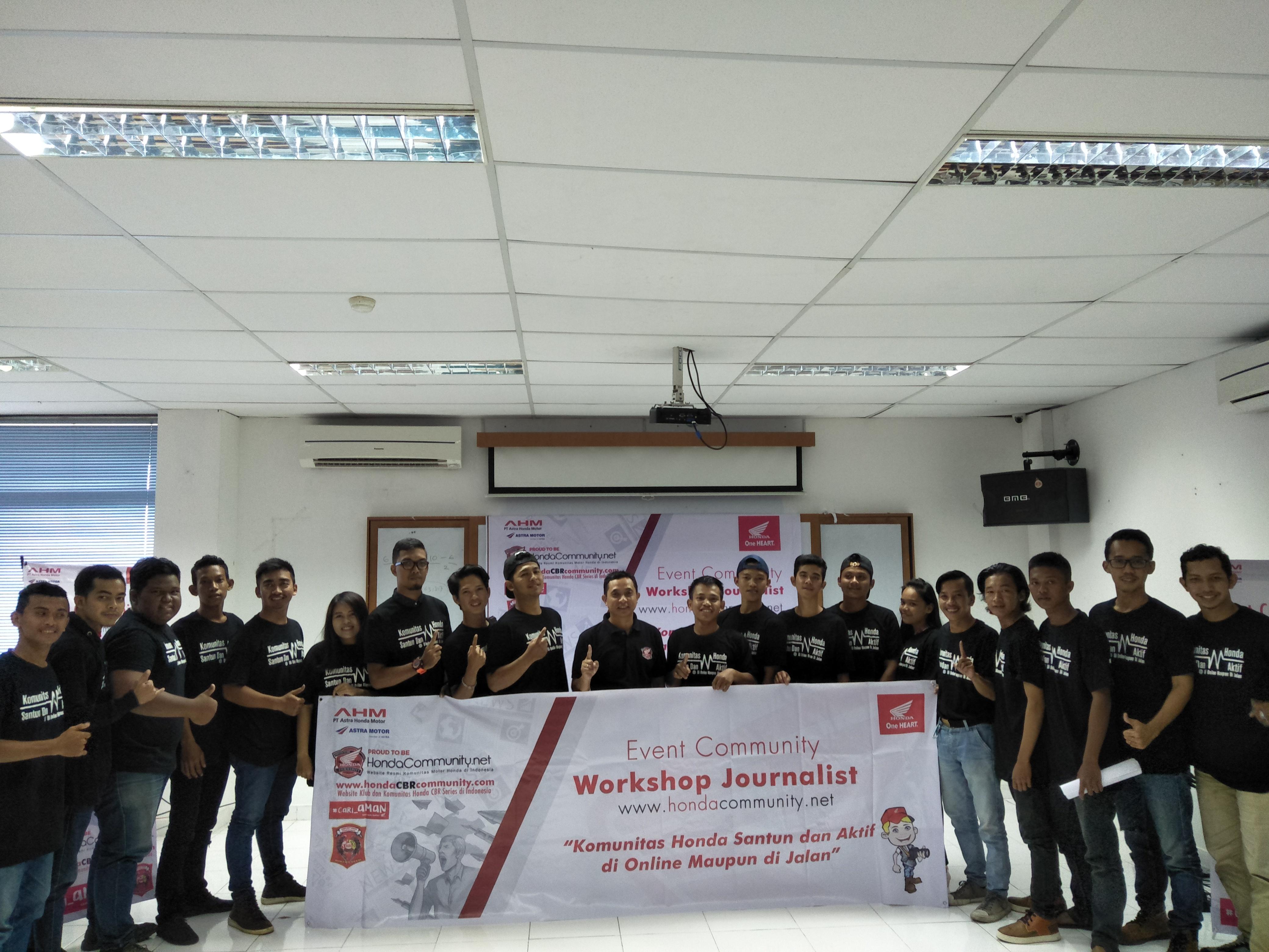 workshop jurnalistik honda kalbar