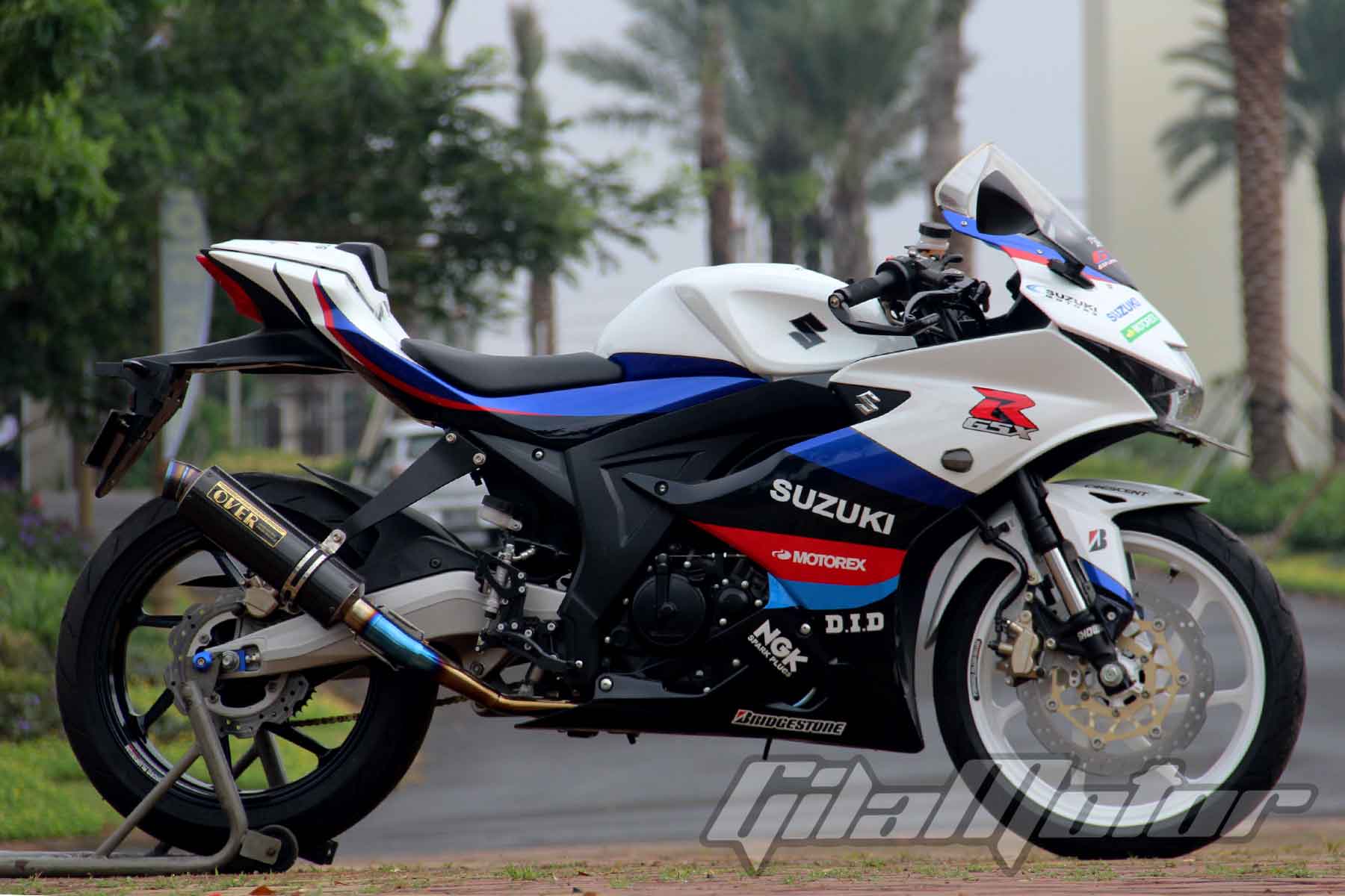  Modifikasi Suzuki GSX R150 Ngeri Pakai Kaki Kaki All 