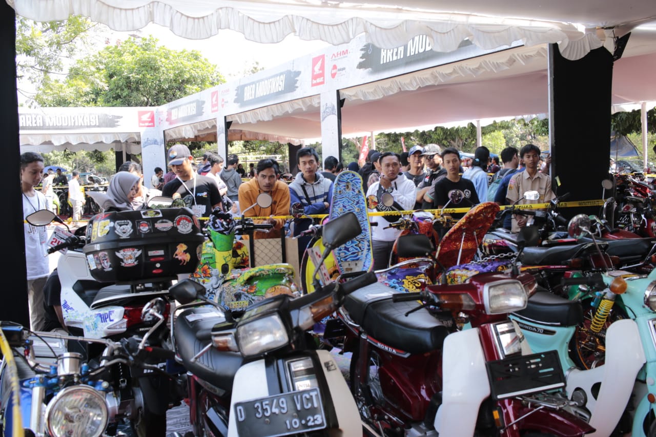 Ratusan Motor Honda Ubah Penampilan Demi Tiket Final Battle