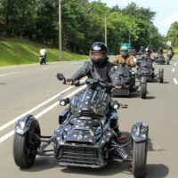 Sejumlah peserta sunmori Can-Am Ryker