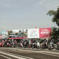 Sebagian peserta Honda Bikers Land 2021 di Bandung, Jawa Barat